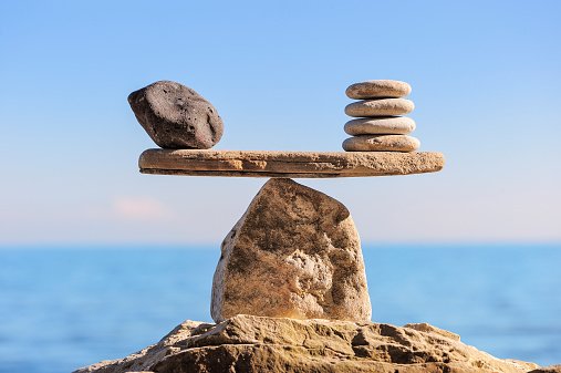 rocks balancing on rocks