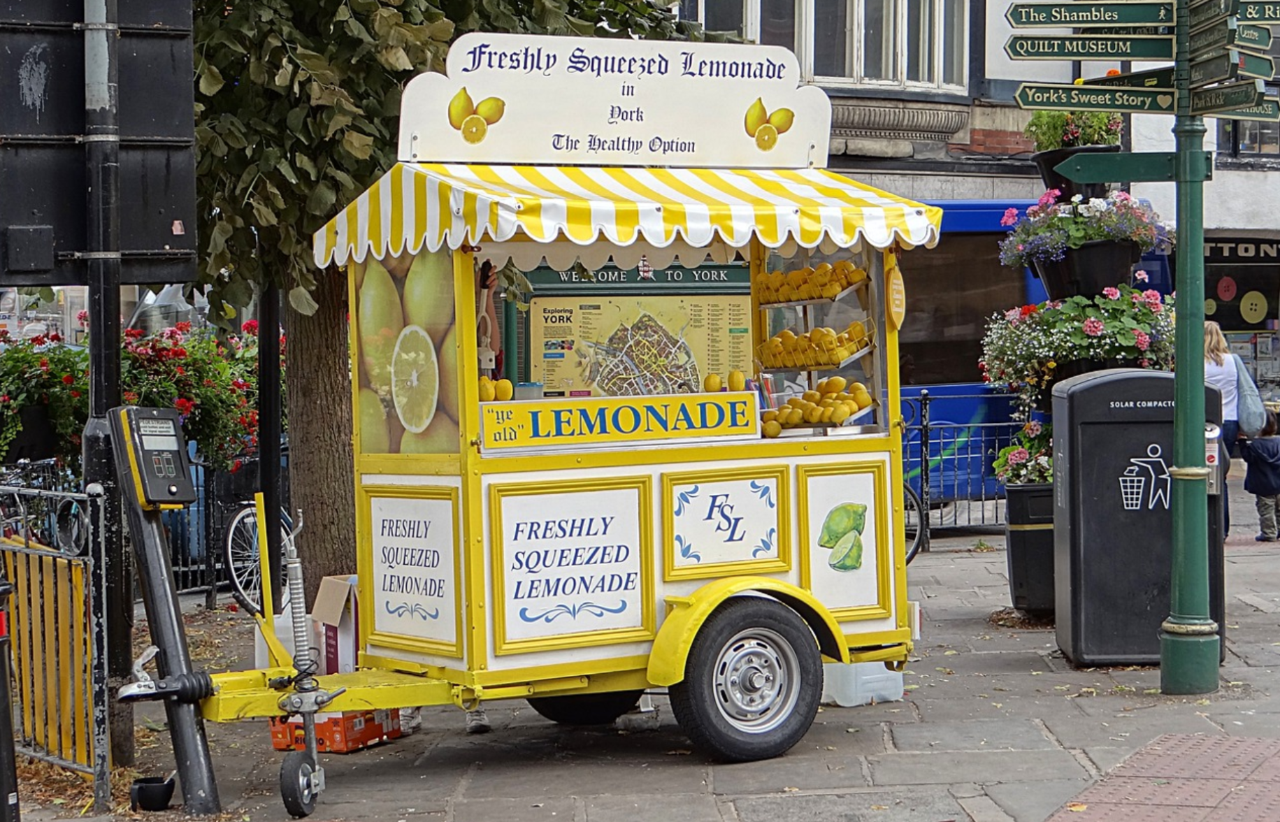 a lemonade stand