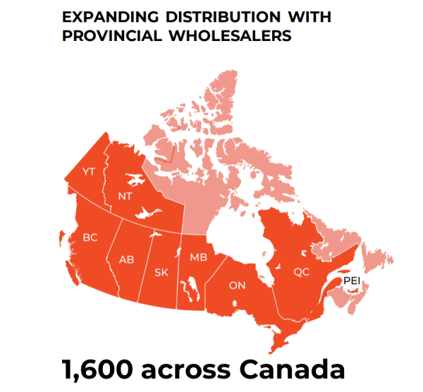 Adastra's Expanding Distribution w/ Provincial Wholesalers